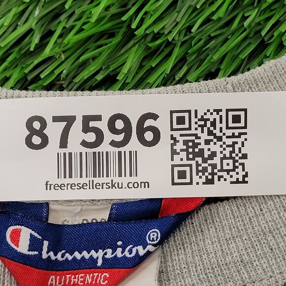 Vintage Y2K Champion Rider-University Sweatshirt XL 25x25 Boxy - Picture 8 of 16